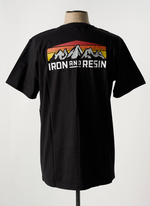 Tricou negru IRON AND RESIN bărbat