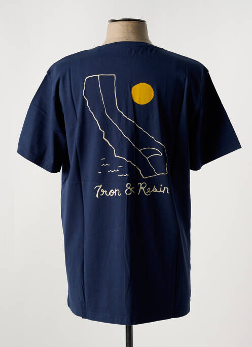 Tricou albastru IRON AND RESIN bărbat