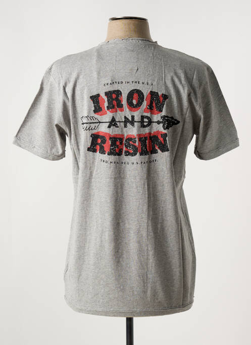 Tricou gri IRON AND RESIN bărbat