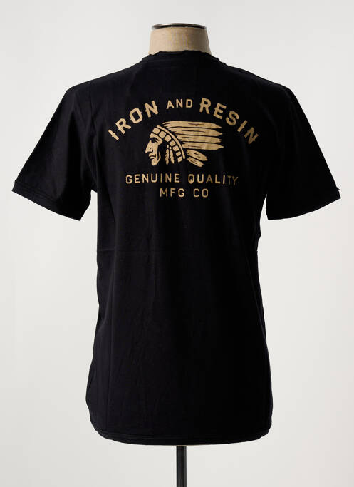 Tricou negru IRON AND RESIN bărbat