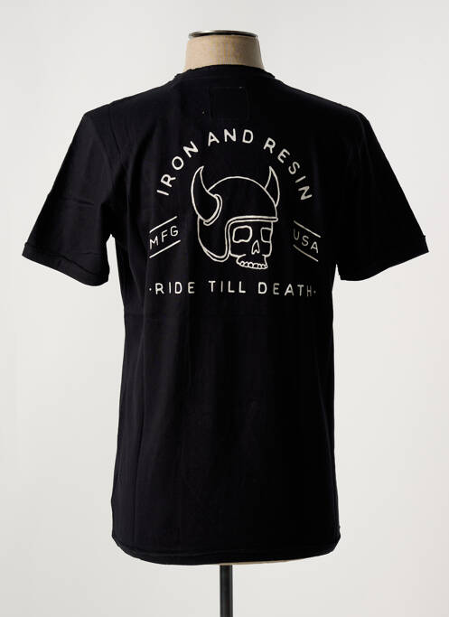 Tricou negru IRON AND RESIN bărbat