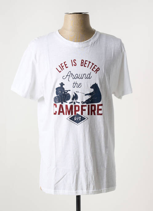 Tricou alb D73 bărbat