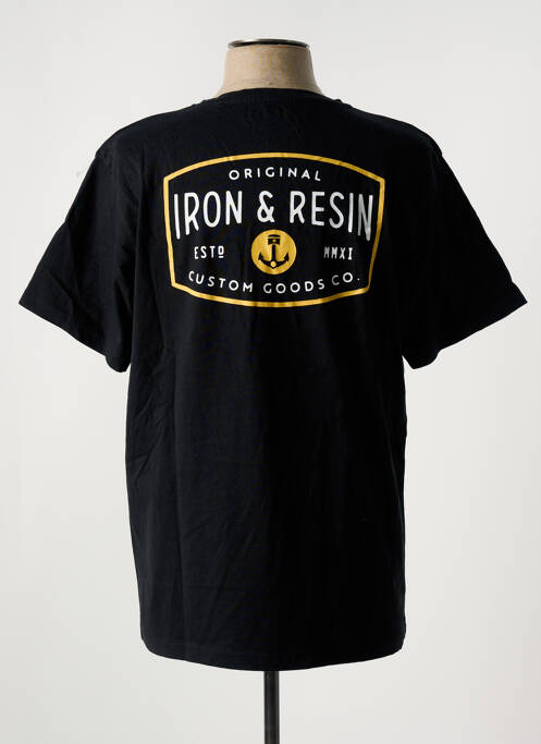 Tricou negru IRON AND RESIN bărbat