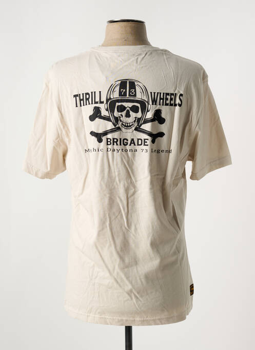 Tricou bej DAYTONA bărbat