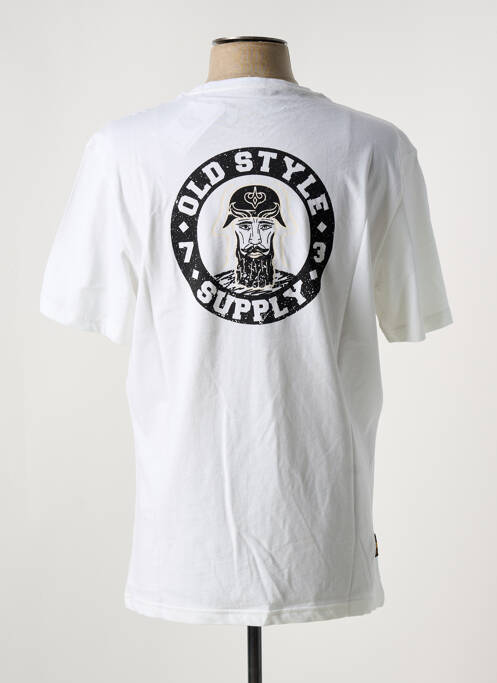 Tricou alb DAYTONA bărbat