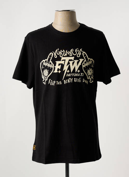 Tricou negru DAYTONA bărbat