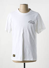 Tricou elasticitate mâneci scurte alb DAYTONA homme