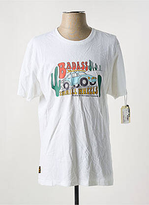 Tricou alb DAYTONA bărbat