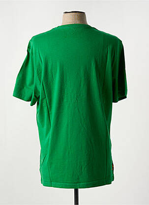 Tricou croială dreaptă mâneci scurte verde DAYTONA bărbat
