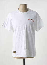 Tricou elasticitate mâneci scurte alb DAYTONA homme