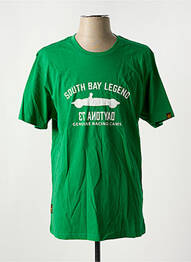 Tricou elasticitate mâneci scurte verde DAYTONA bărbat