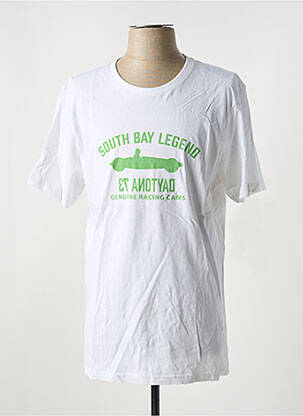 Tricou alb DAYTONA bărbat