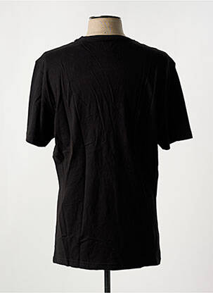Tricou croială dreaptă mâneci scurte negru DAYTONA bărbat
