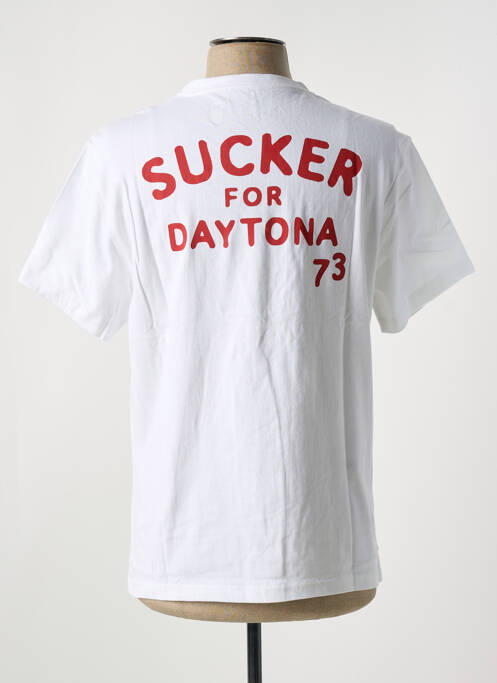 Tricou alb DAYTONA bărbat