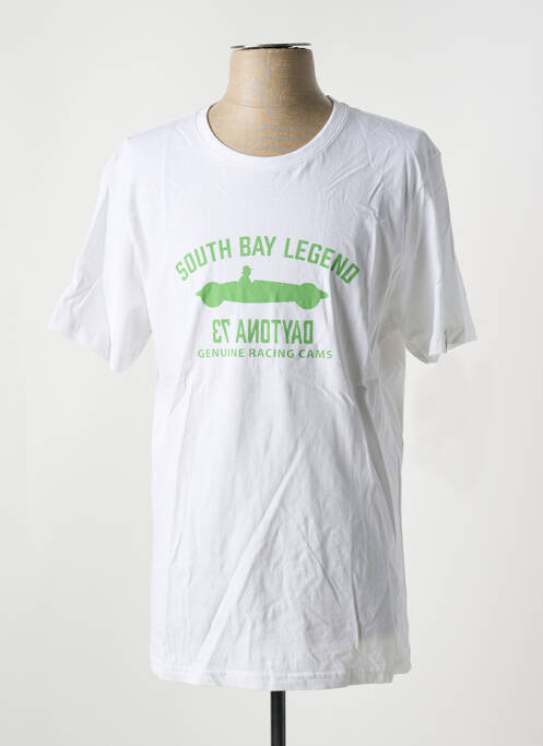 Tricou alb DAYTONA bărbat