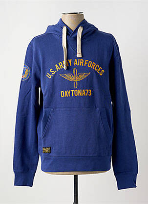 Hanorac cu glugă albastru DAYTONA bărbat