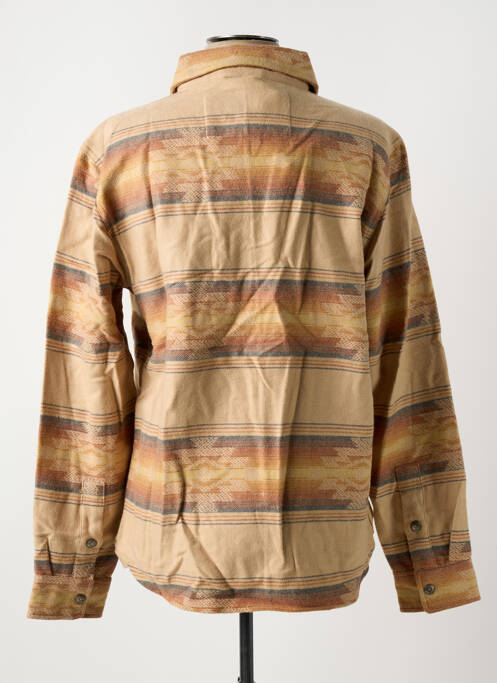 Cămașă cu mâneci lungi bej IRON AND RESIN bărbat