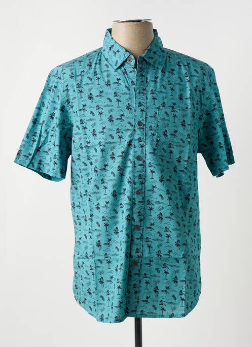 Cămașă cu mâneci scurte albastru IRON AND RESIN bărbat