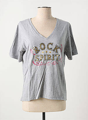 Tricou gri ROSE GARDEN femeie