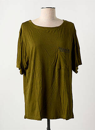 Tricou verde ROSE GARDEN femeie