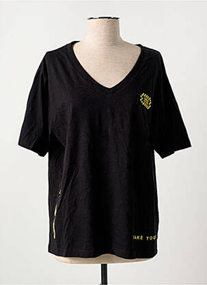 Tricou negru ROSE GARDEN femeie