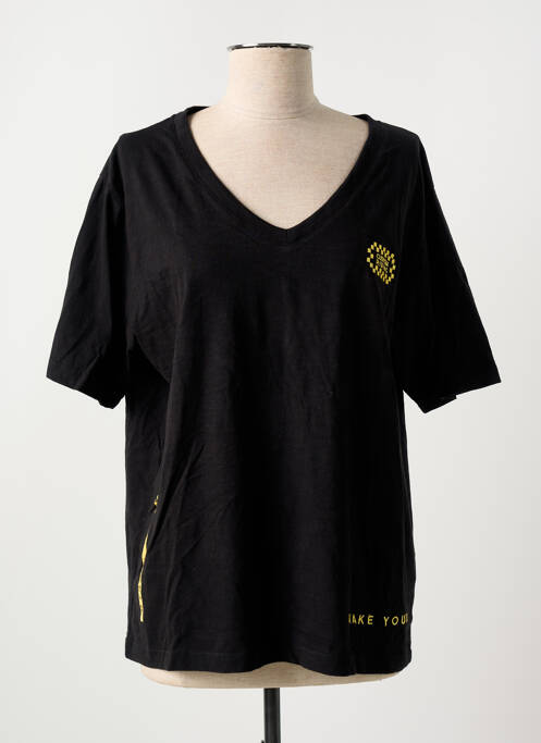 Tricou negru ROSE GARDEN femeie