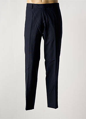 Pantalon slim talie cu cleme talie înaltă albastru BARUTTI bărbat