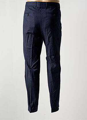 Pantalon slim talie cu cleme talie înaltă albastru BARUTTI bărbat