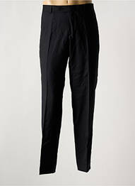 Pantalon slim talie cu cleme talie înaltă negru BARUTTI homme