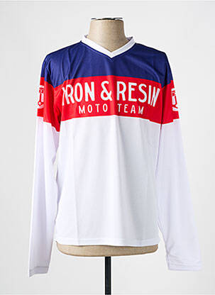 Tricou alb IRON AND RESIN bărbat