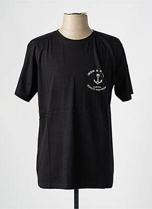 Tricou negru IRON AND RESIN bărbat