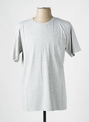 Tricou croială dreaptă mâneci scurte gri IRON AND RESIN bărbat