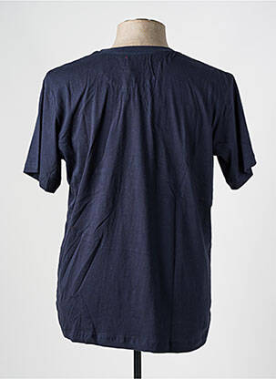 Tricou croială dreaptă mâneci scurte albastru IRON AND RESIN bărbat