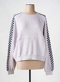 Pulover guler rotund mâneci lungi gri ROSE GARDEN femeie
