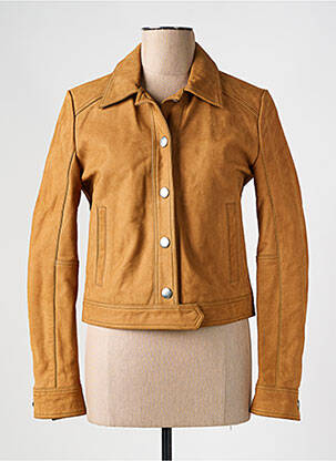 Jachete casual finisaj interior dublat maro ROSE GARDEN femeie
