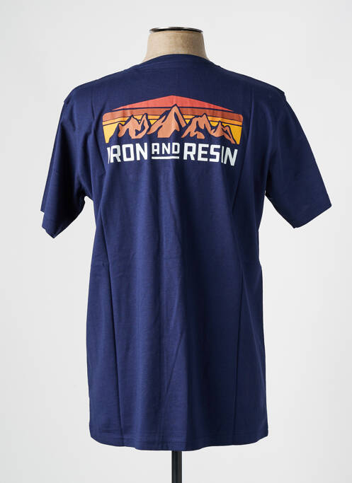 Tricou albastru IRON AND RESIN bărbat