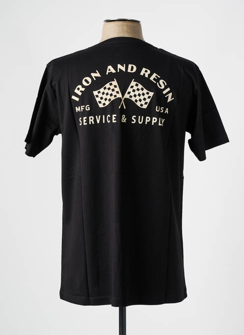 Tricou negru IRON AND RESIN bărbat