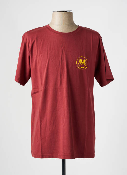 Tricou roșu IRON AND RESIN bărbat