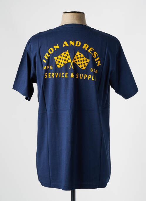 Tricou albastru IRON AND RESIN bărbat