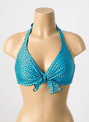Sutien de costum de baie elasticitate albastru ANTIGEL femeie