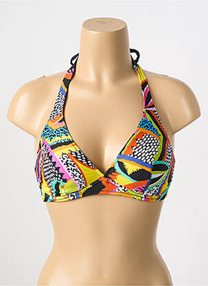 Sutien de costum de baie elasticitate negru ANTIGEL femeie
