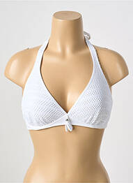 Sutien de costum de baie sutien cupe întregi cu decolteu înalt sutien cupe întregi cu decolteu înalt alb ANTIGEL femme