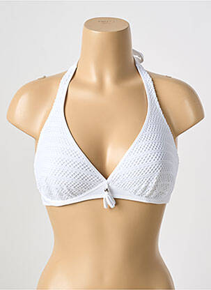 Sutien de costum de baie alb ANTIGEL femeie