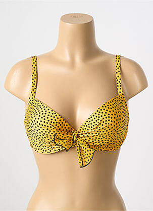 Sutien de costum de baie galben ANTIGEL femeie