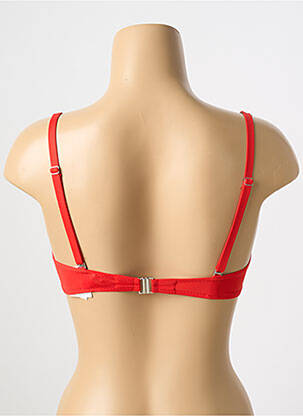 Sutien de costum de baie elasticitate top sutien modelat roșu ANTIGEL femeie