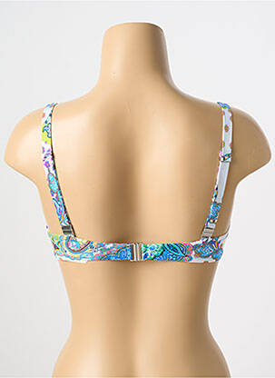 Sutien de costum de baie top sutien modelat top sutien modelat albastru ANTIGEL femeie