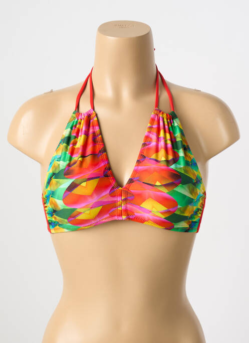 Sutien de costum de baie roșu ANTIGEL femeie