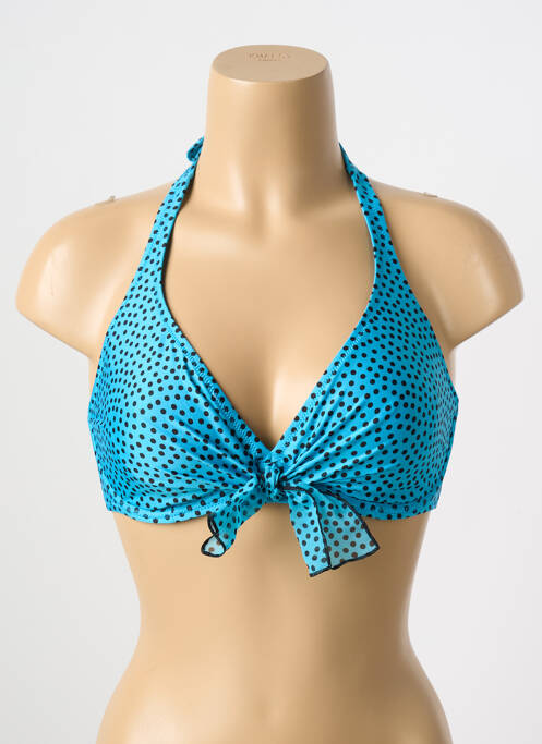 Sutien de costum de baie elasticitate albastru ANTIGEL femme