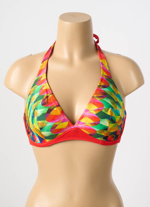 Sutien de costum de baie roșu ANTIGEL femeie