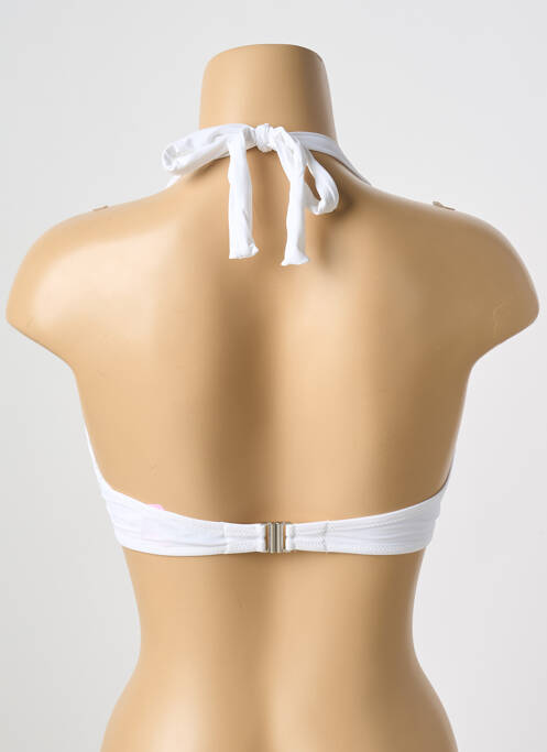 Sutien de costum de baie alb ANTIGEL femeie